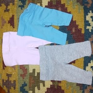 Baby Girl Leggings 3 Pair